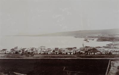 Chania, Crete. The suburb of Koum Kapi and in the background Chalepa and Akrotiri. Photograph, 1907-1909.