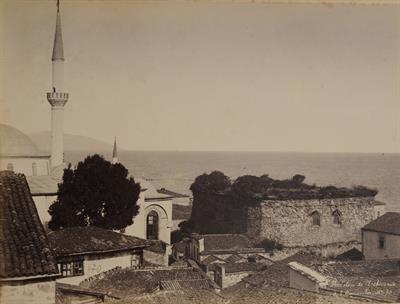 Bedesten in Trabzon, storage and covered market of Genoese merchants. Photograph by Kakoulis Brothers, 1890&#039;s.