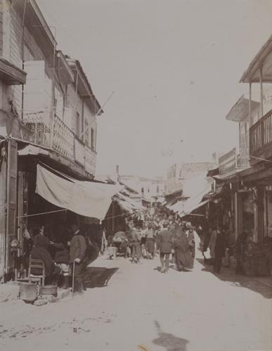 Chania, Crete. The market of Kale Kapisi. Photograph, 1909.