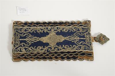 Gold embroidered &quot;selahlik&quot; (weapon belt) belonging to General G. Diovouniotis.