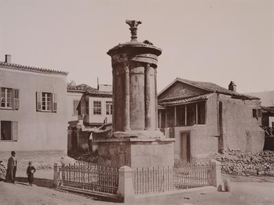 Choragic Monument of Lysicrates in Athens. Photograph by Romaidis brothers.