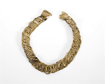 &quot;Harhali&quot;, neck ornament from Lemnos island. It consists of interlaced silver rings.